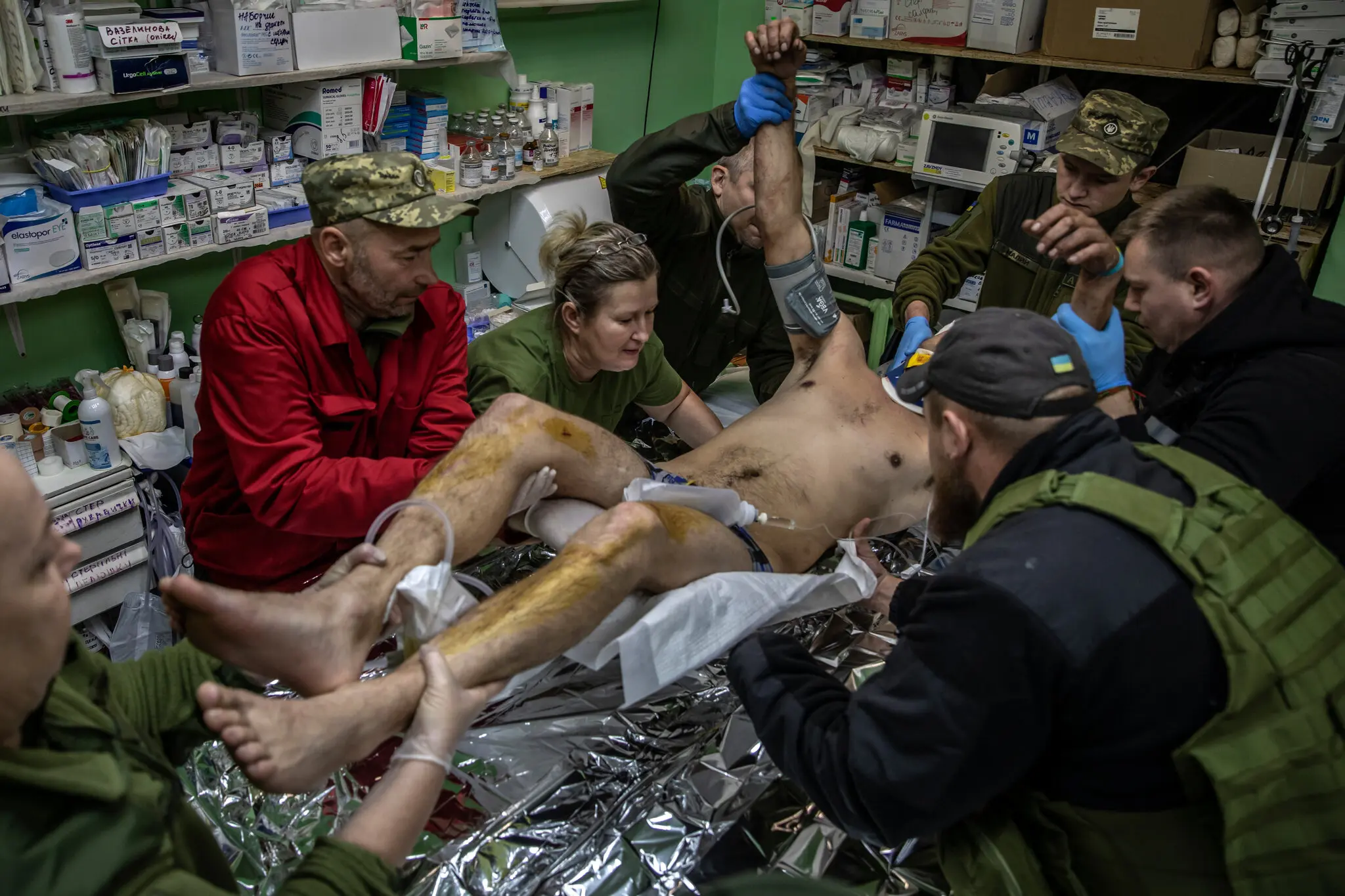 Військовослужбовець Збройних сил України, який отримав поранення